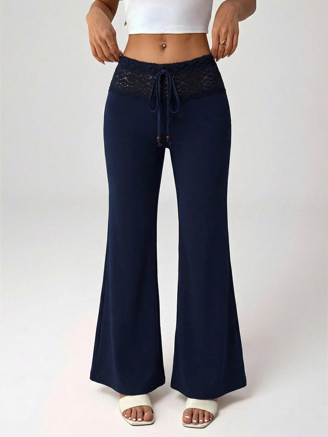 Pantaloni SHEIN, albastru