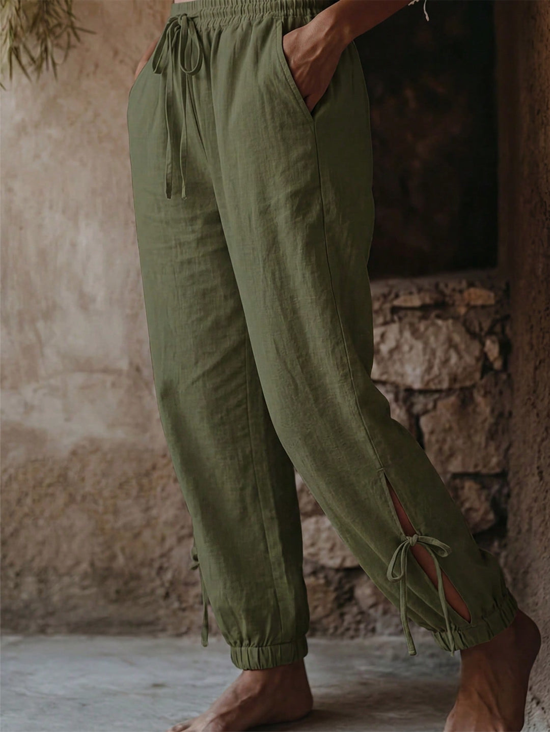 Pantaloni SHEIN, kaki