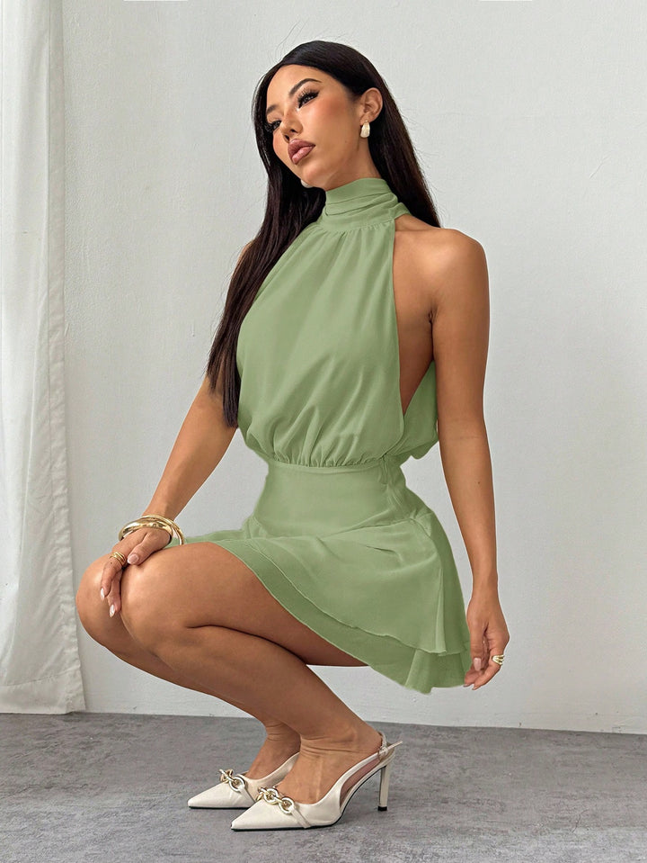 Rochie mini SHEIN, verde