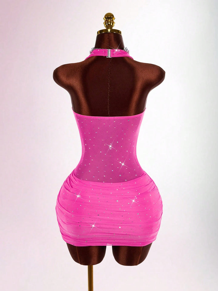 Rochie mini SHEIN, roz
