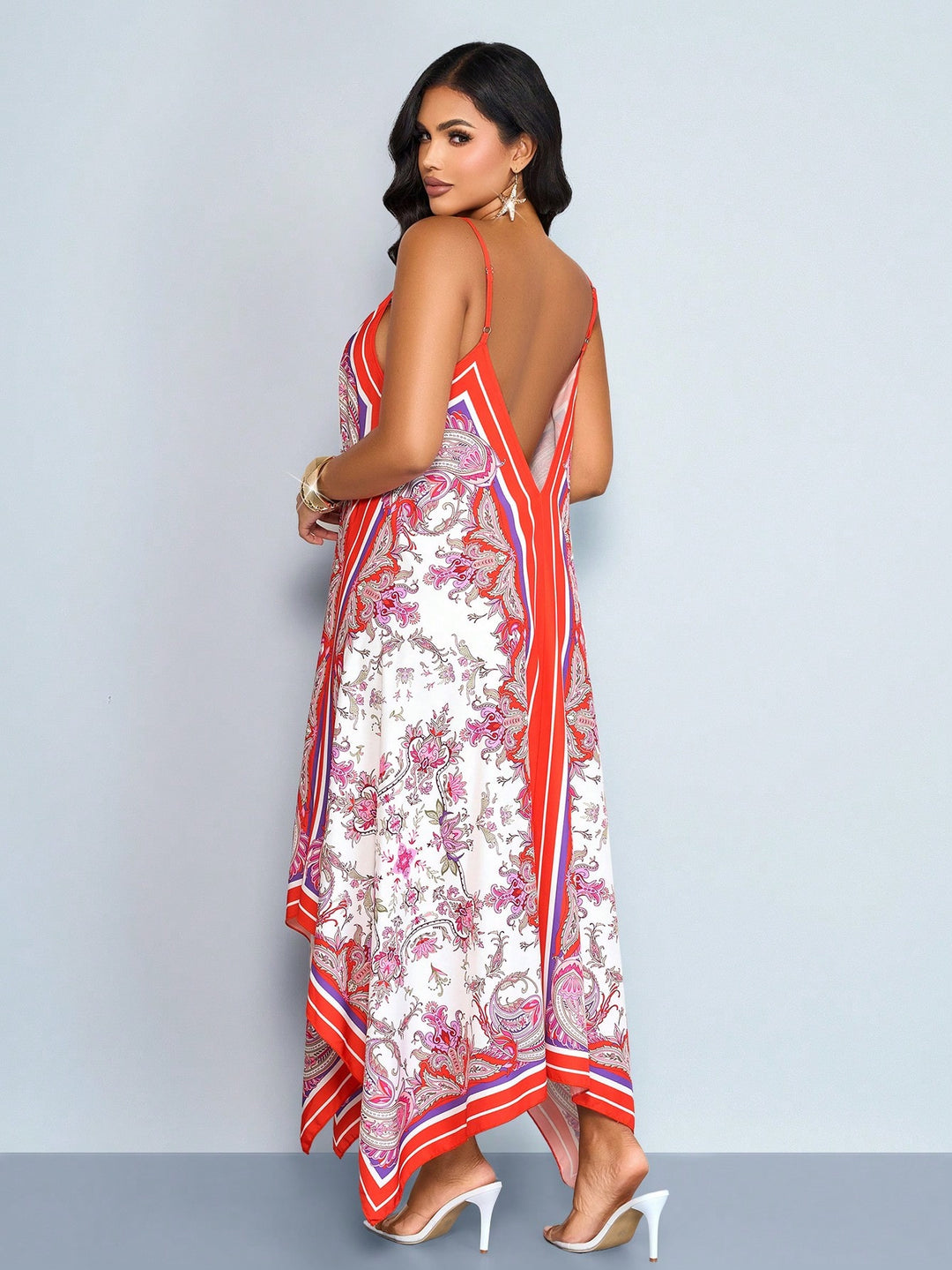Rochie maxi SHEIN, roșu