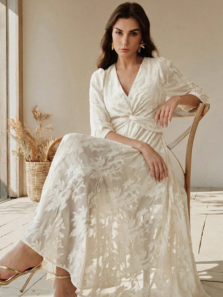 Rochie midi SHEIN, bej