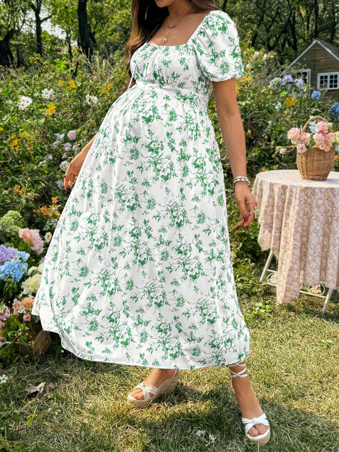 Rochie maxi SHEIN, mix culori