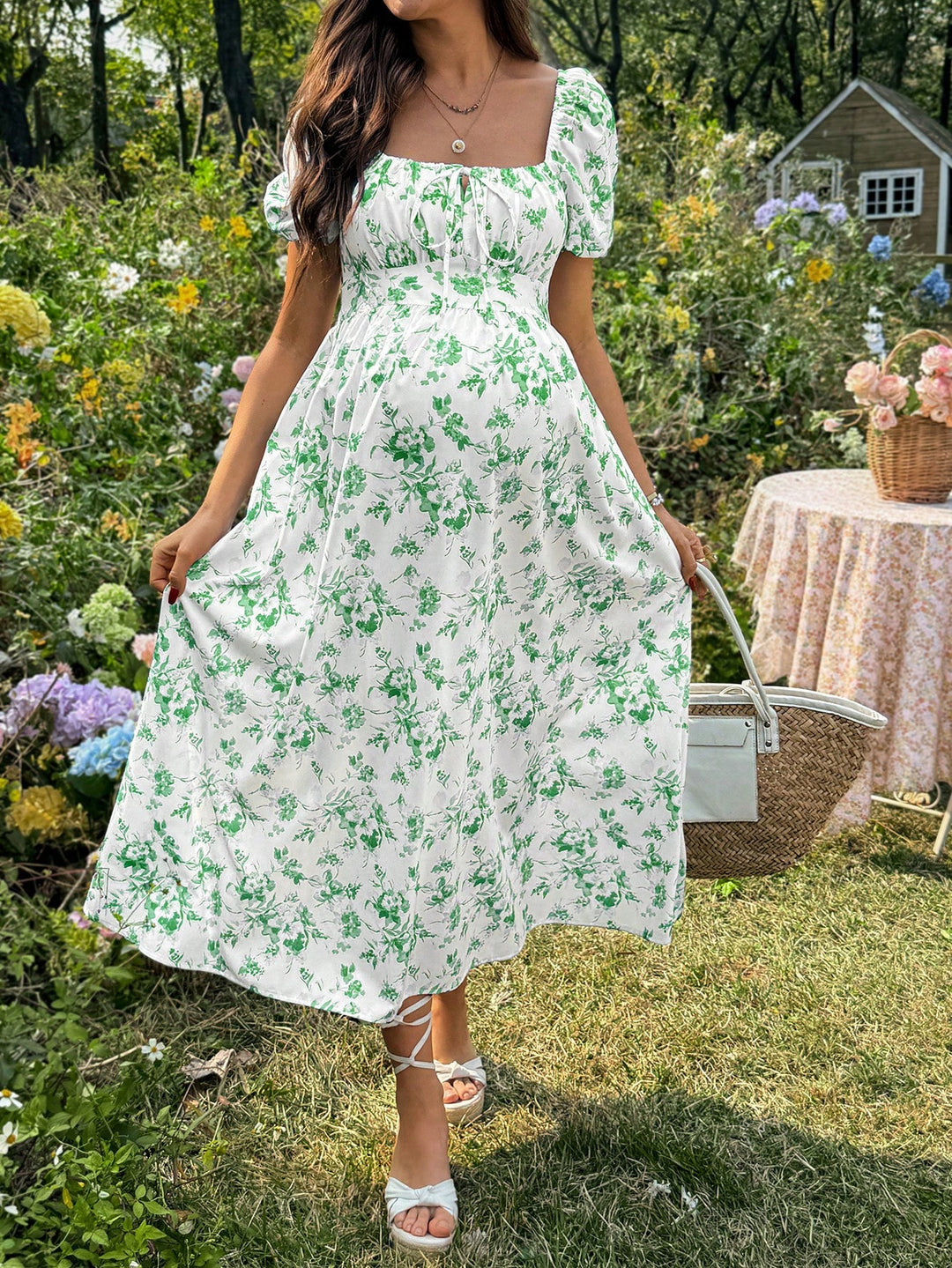 Rochie maxi SHEIN, mix culori