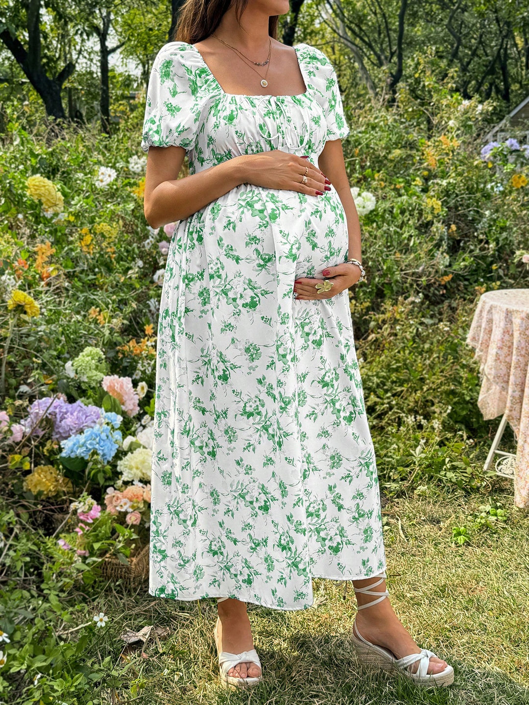Rochie maxi SHEIN, mix culori