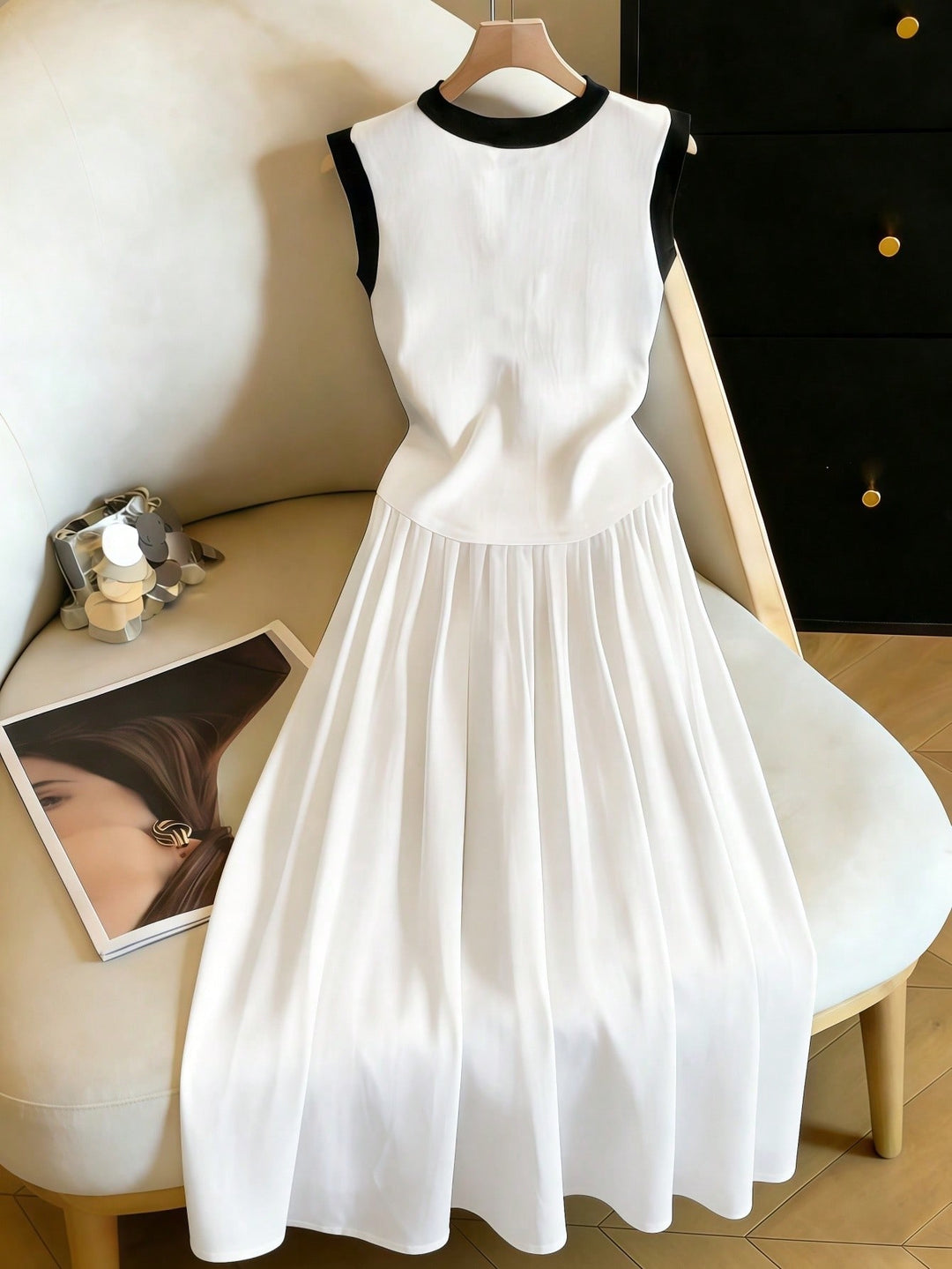 Rochie maxi SHEIN, negru