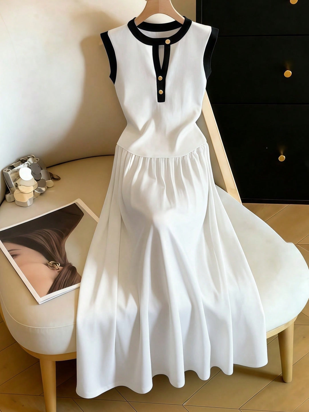 Rochie maxi SHEIN, negru