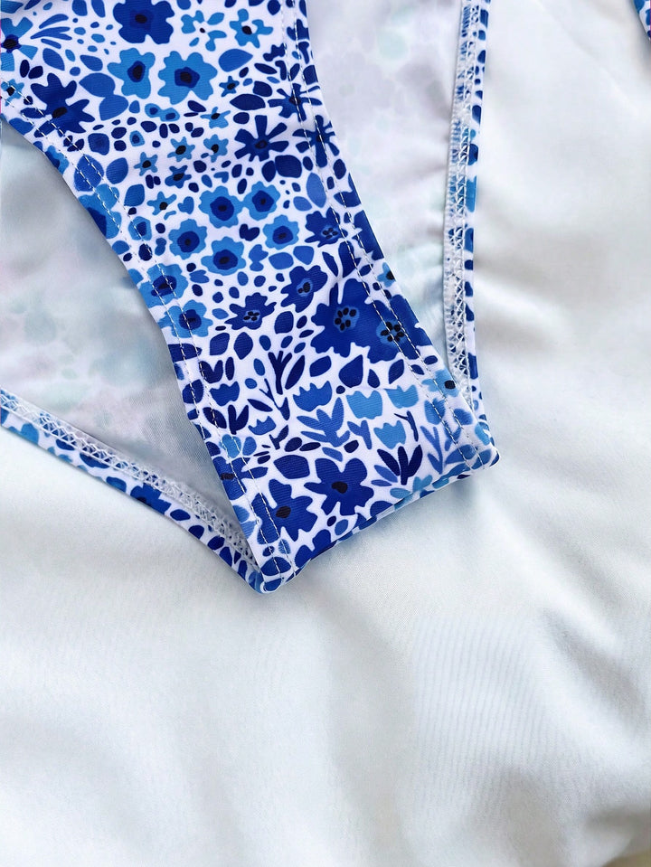 Set bikini SHEIN, albastru