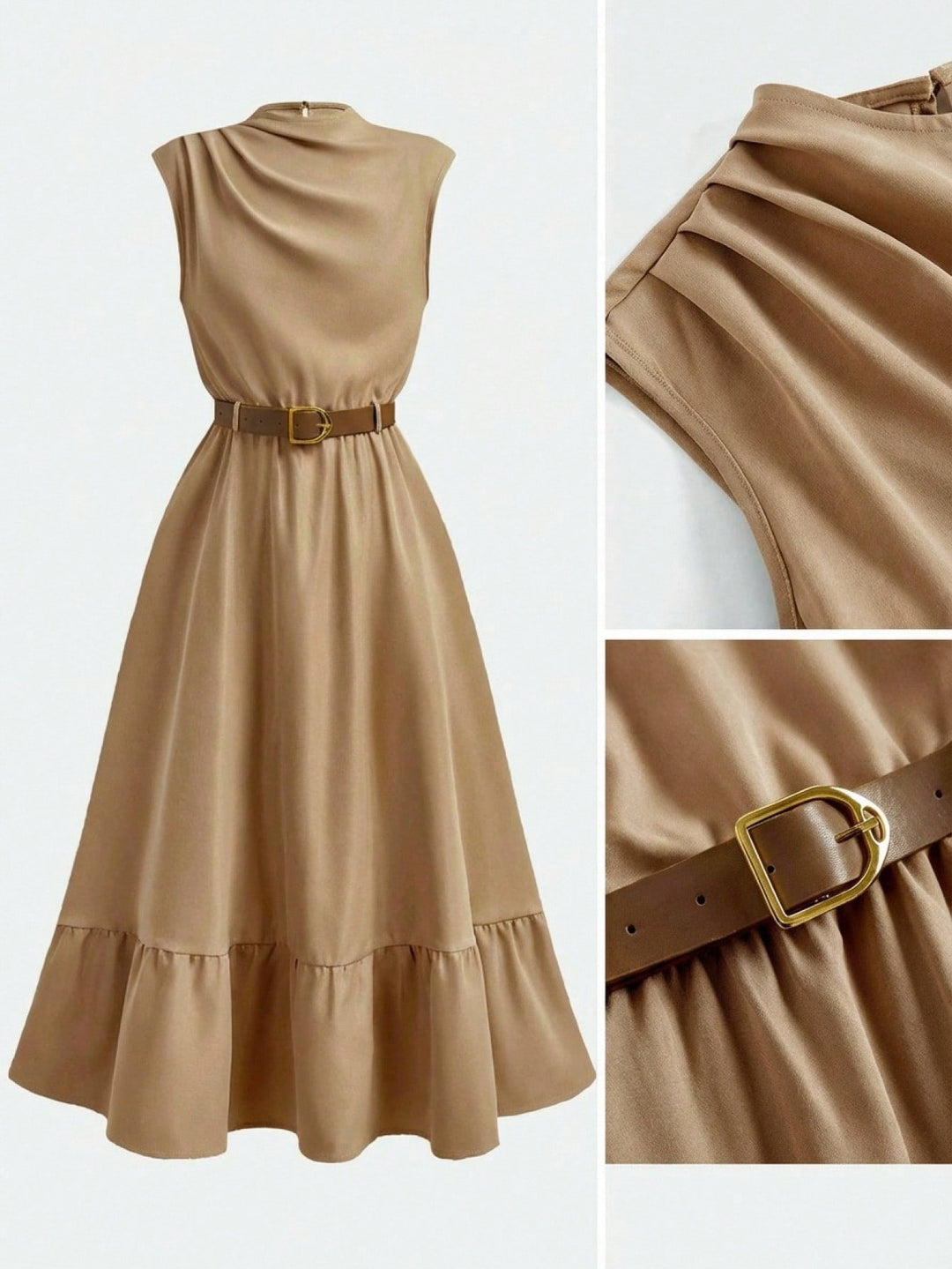 Rochie SHEIN, kaki