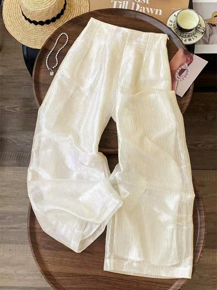 Pantaloni SHEIN, auriu