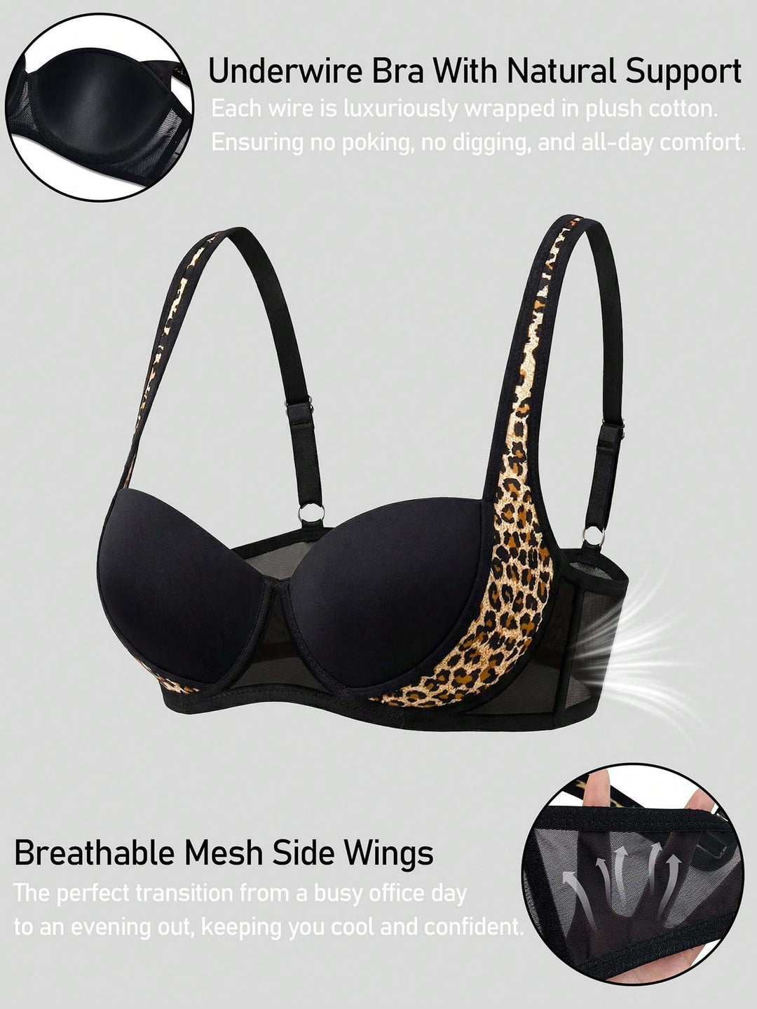 Sutien SHEIN, negru
