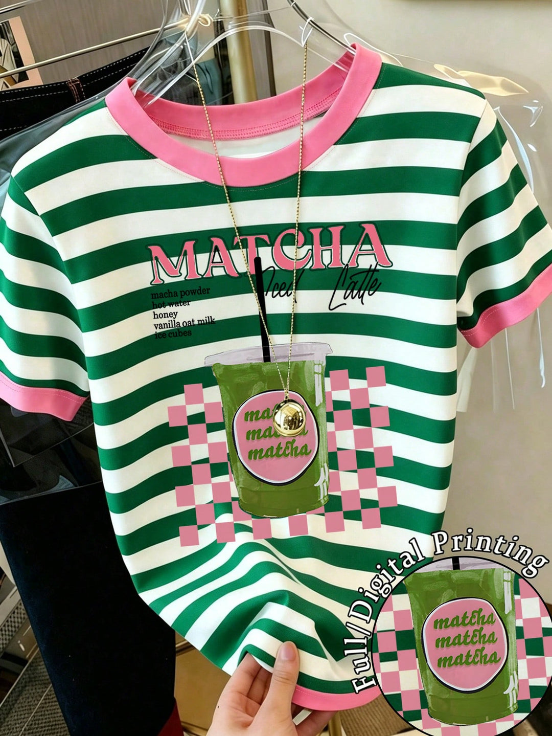 Tricou SHEIN, verde