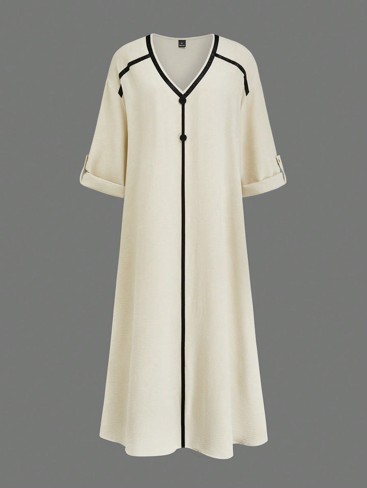 Rochie maxi SHEIN, alb