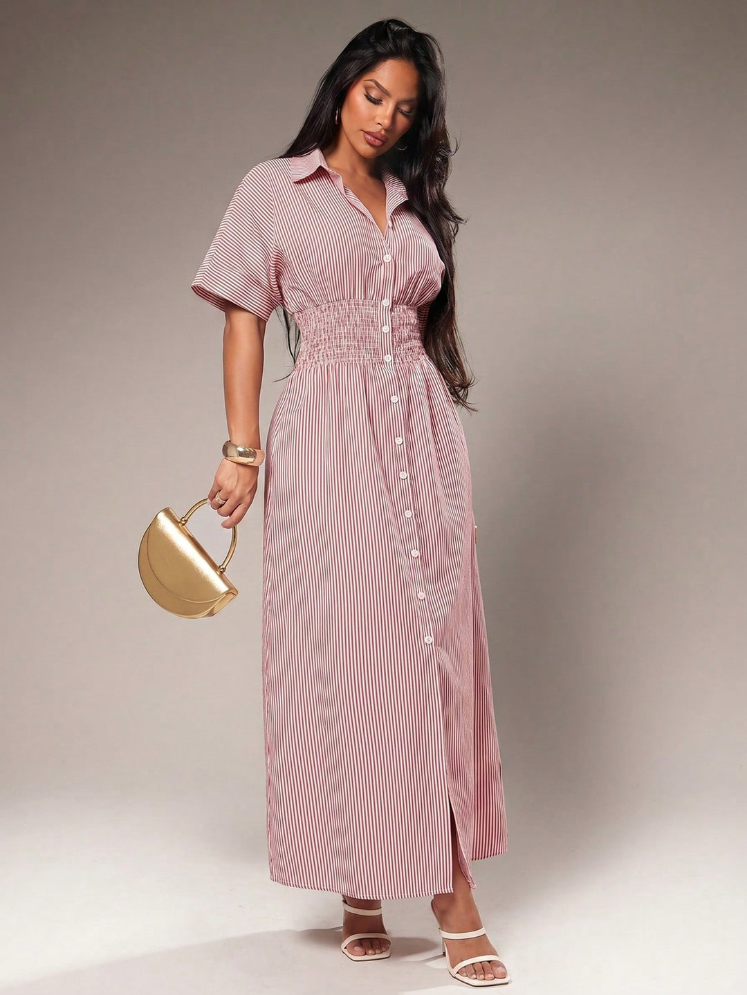 Rochie midi SHEIN, mix culori