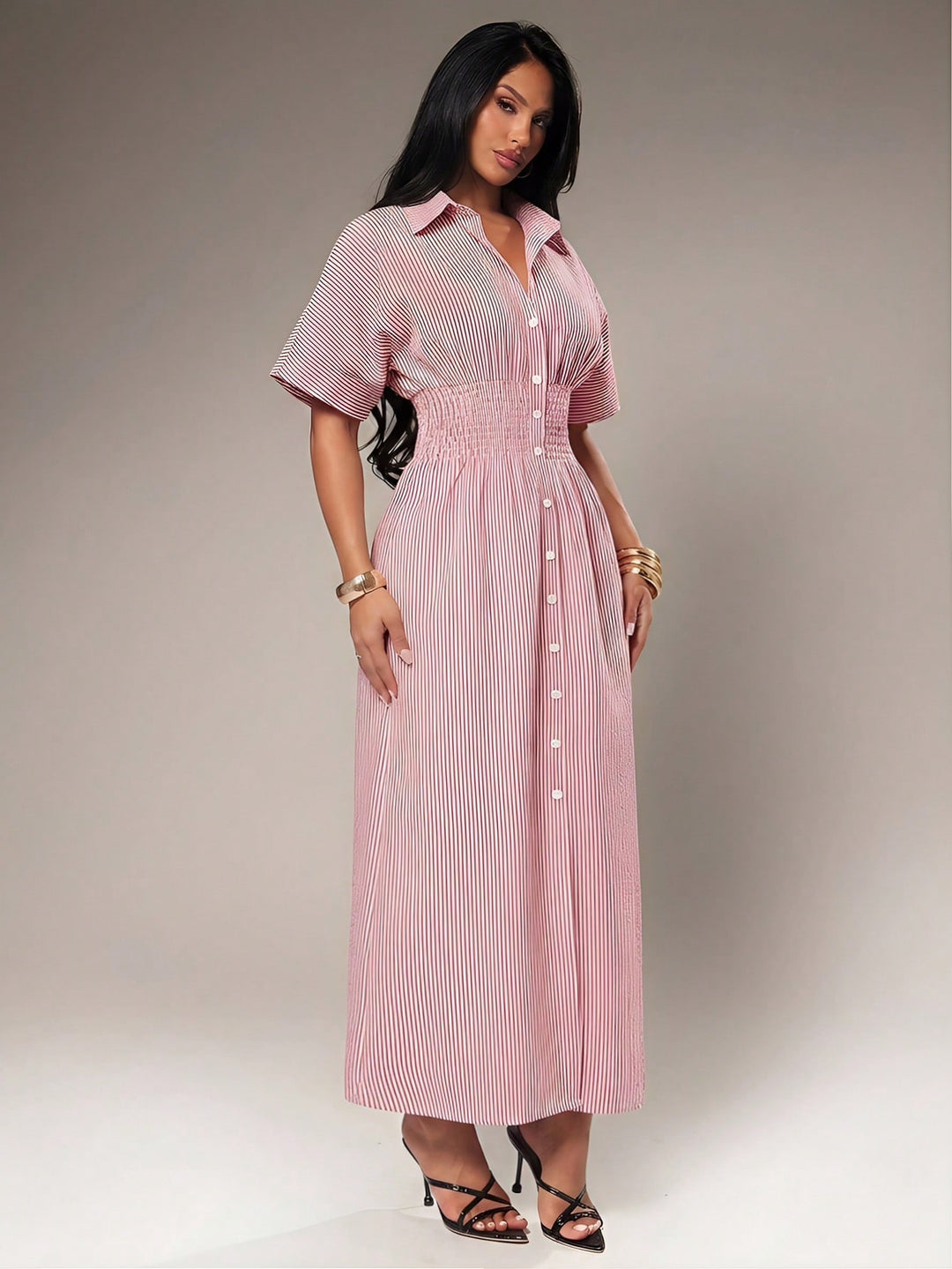 Rochie midi SHEIN, mix culori