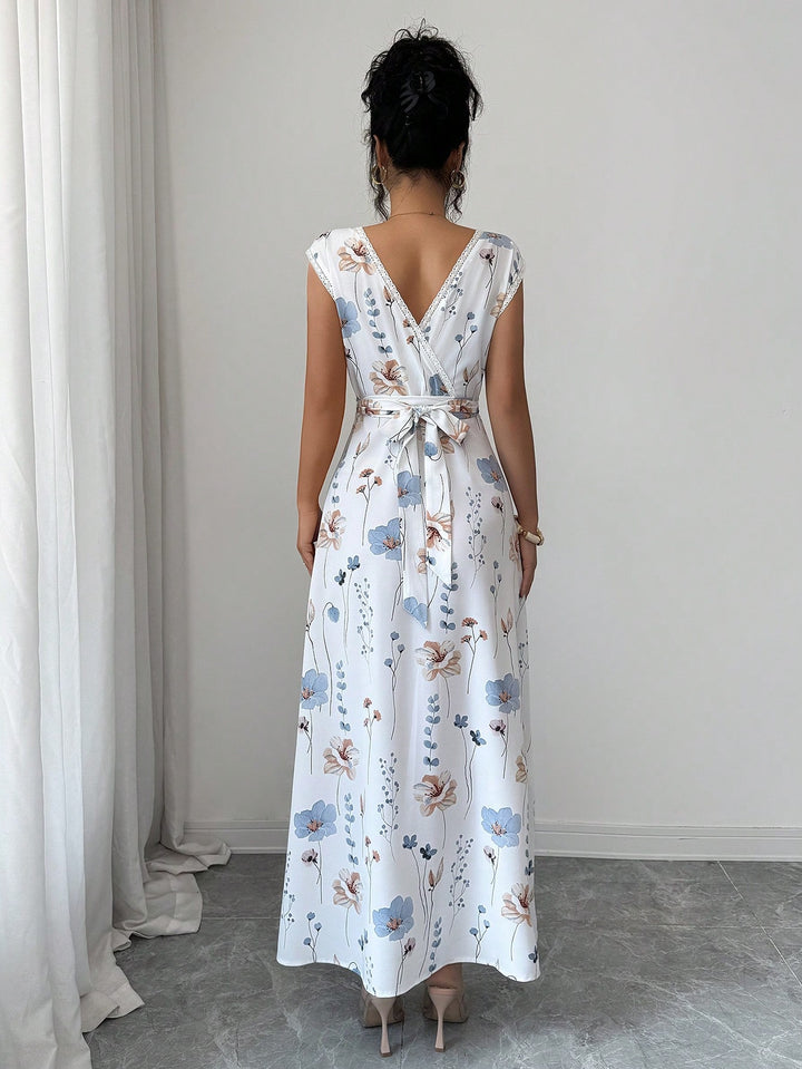 Rochie maxi SHEIN, bej