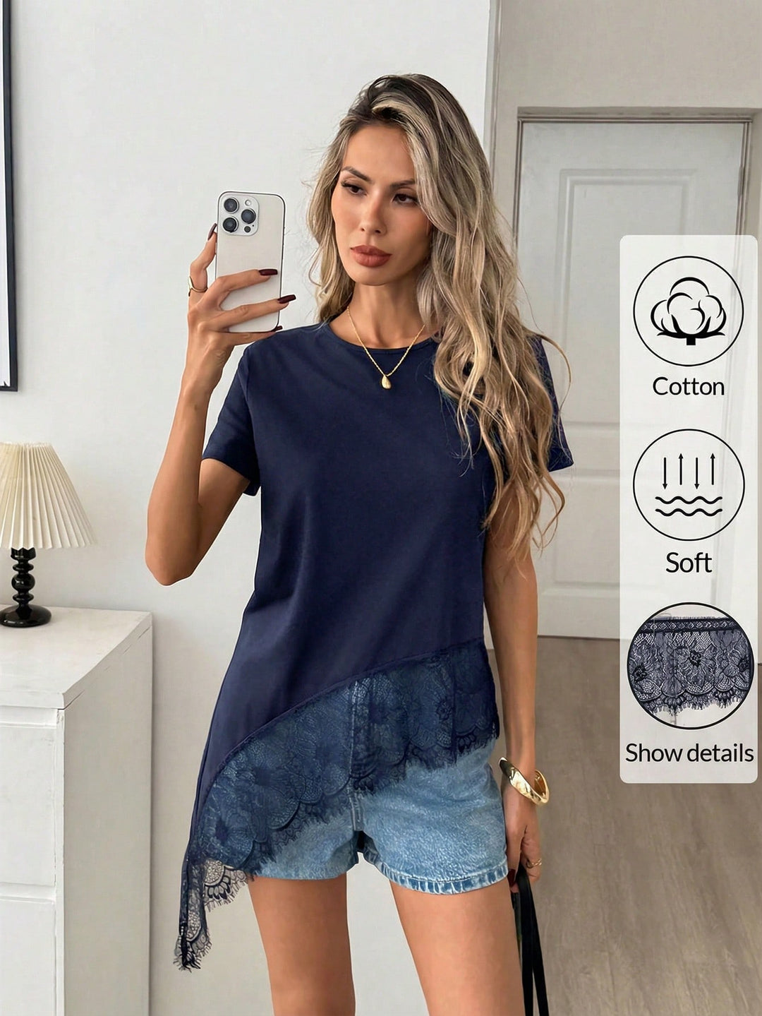 Tricou SHEIN, albastru