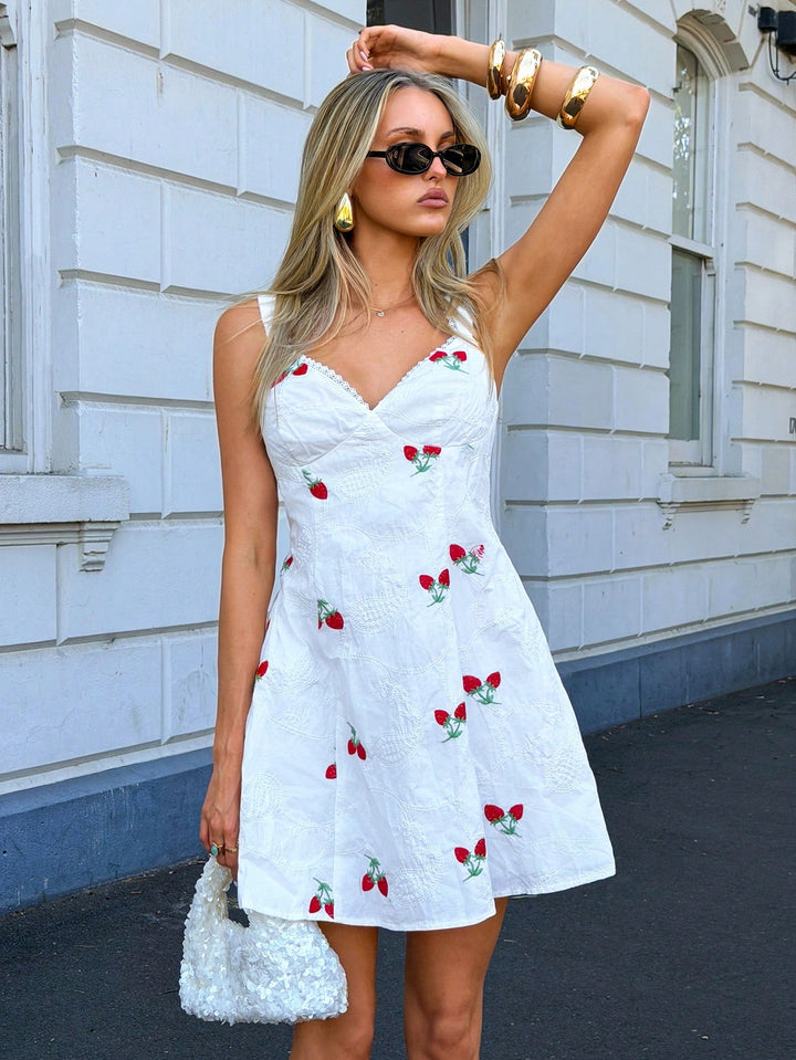 Rochie mini SHEIN, alb