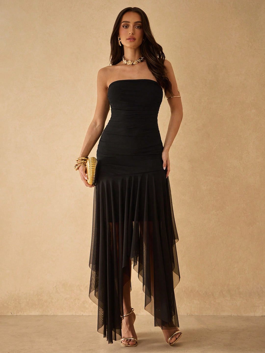 Rochie maxi SHEIN, negru