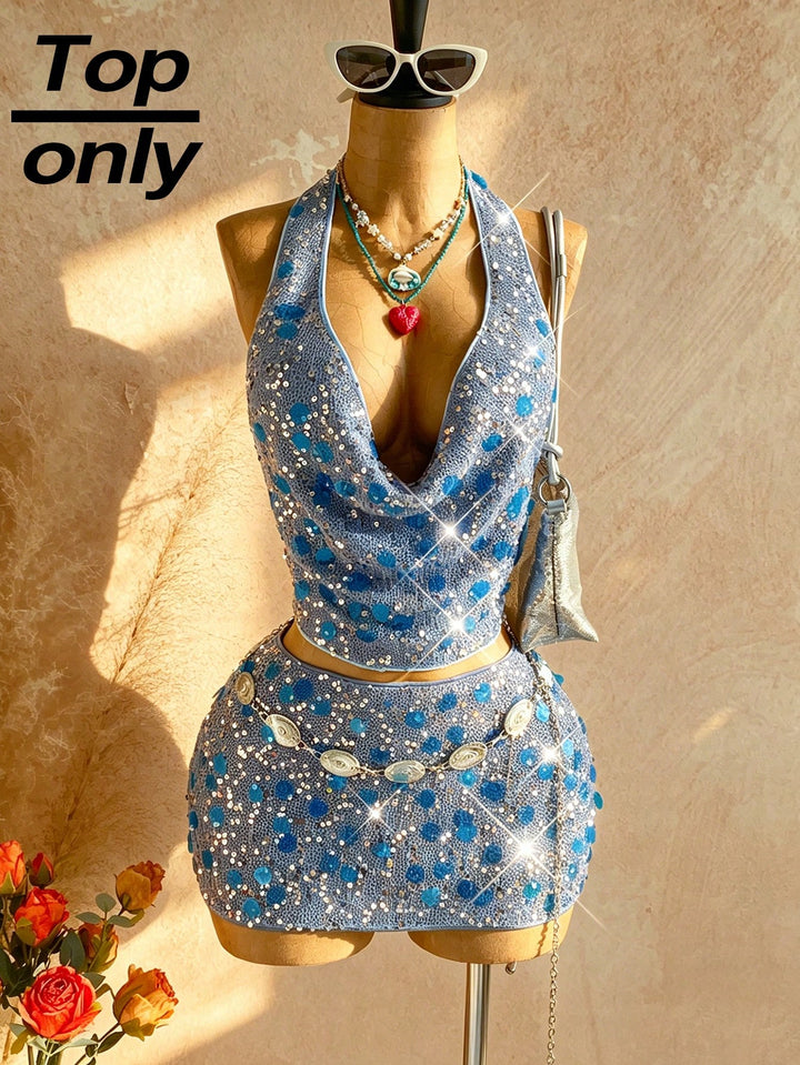 Top SHEIN, albastru