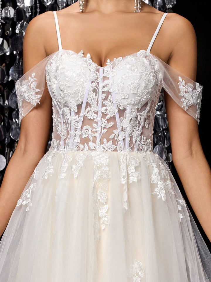 Rochie de mireasă SHEIN, alb