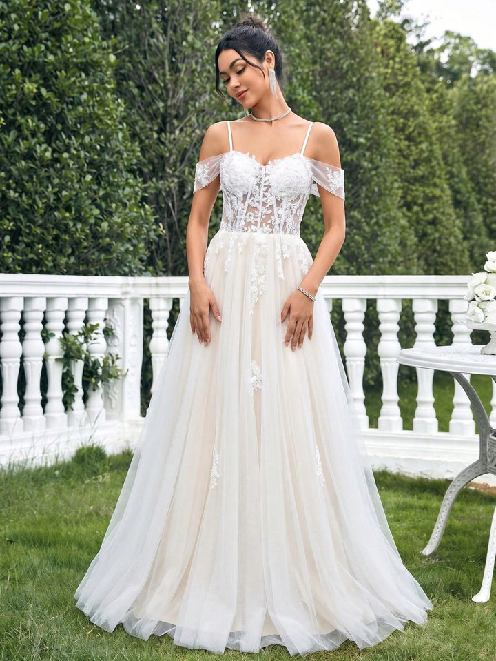 Rochie de mireasă SHEIN, alb