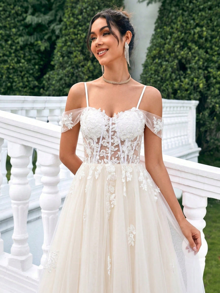Rochie de mireasă SHEIN, alb