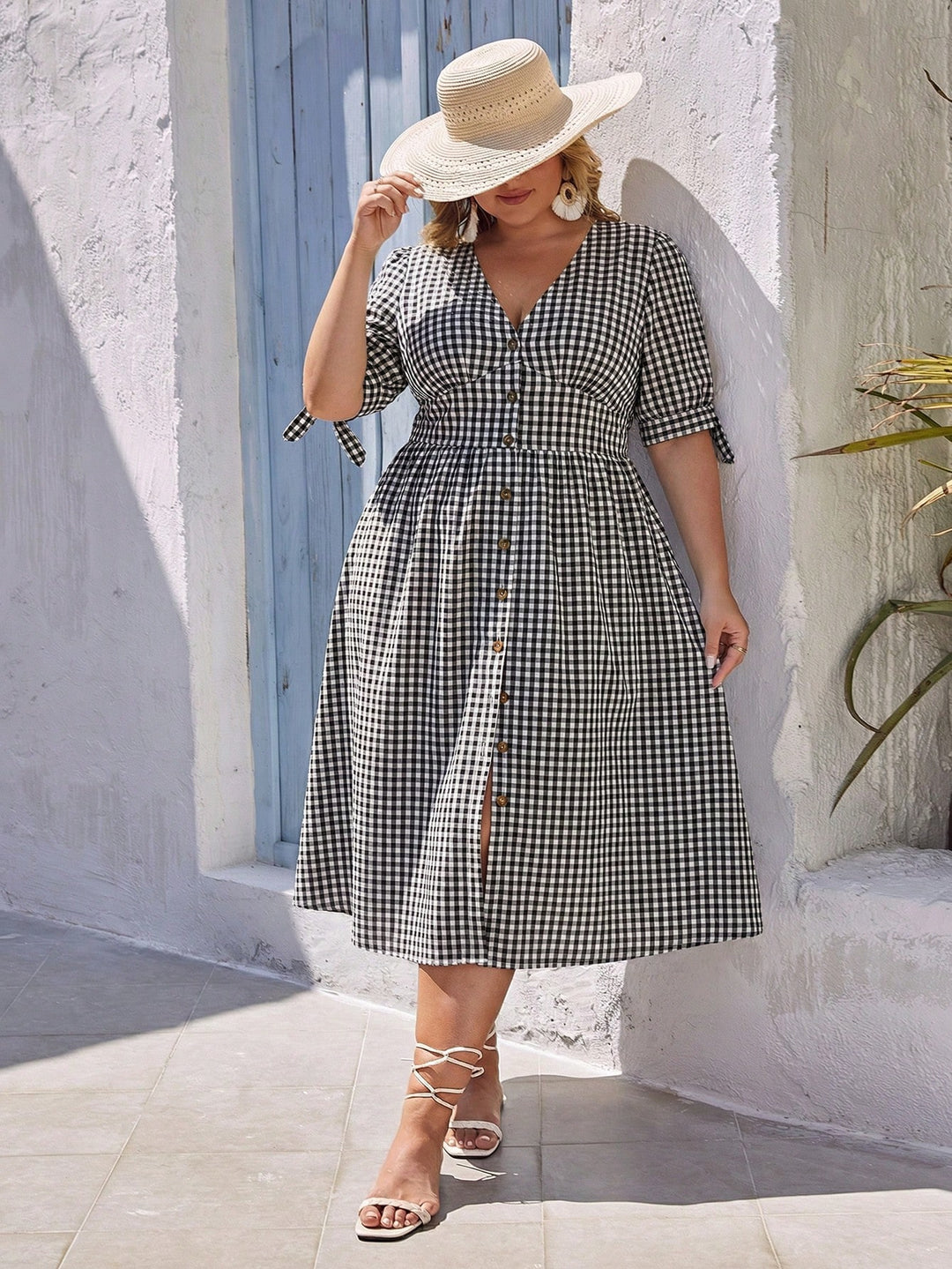 Rochie midi SHEIN, mix culori