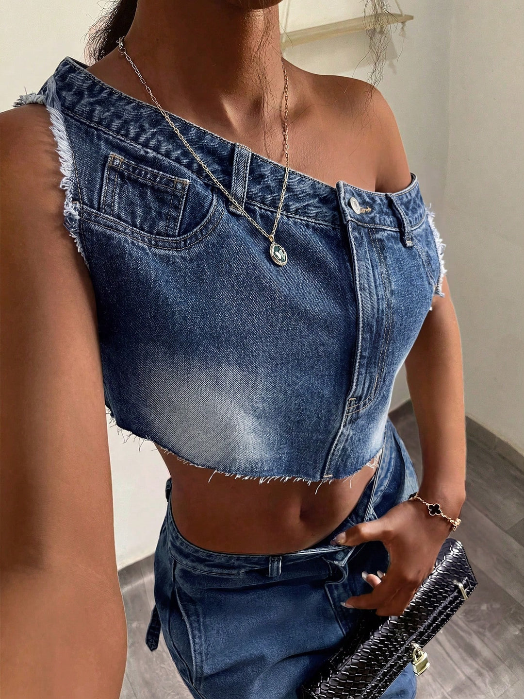 Top SHEIN, albastru