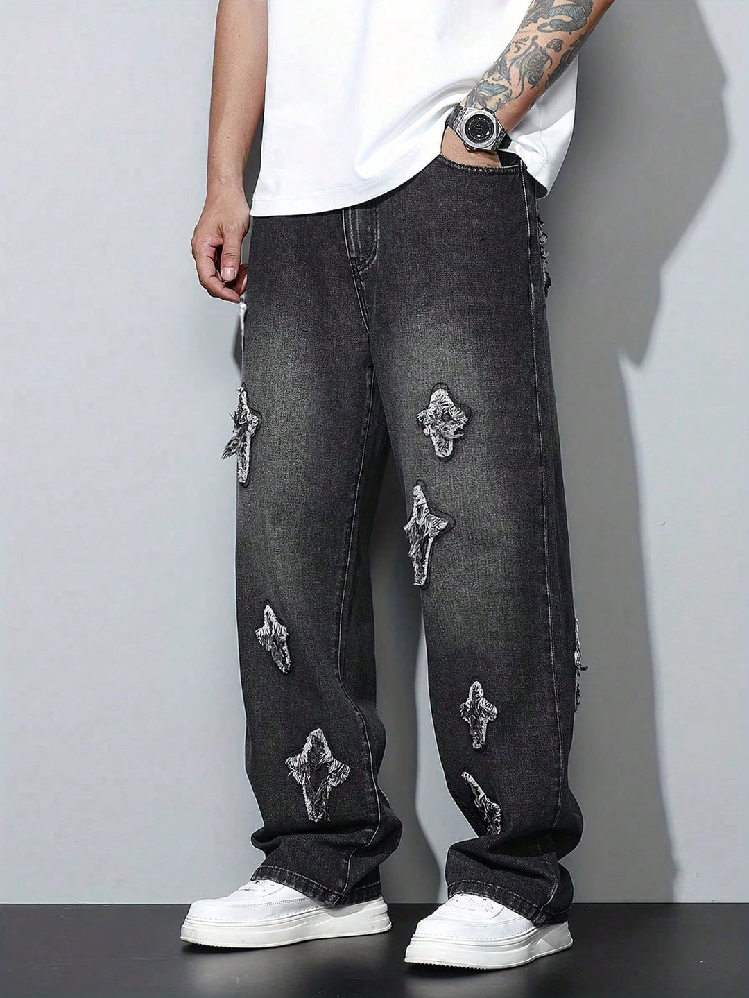 Jeans SHEIN, negru