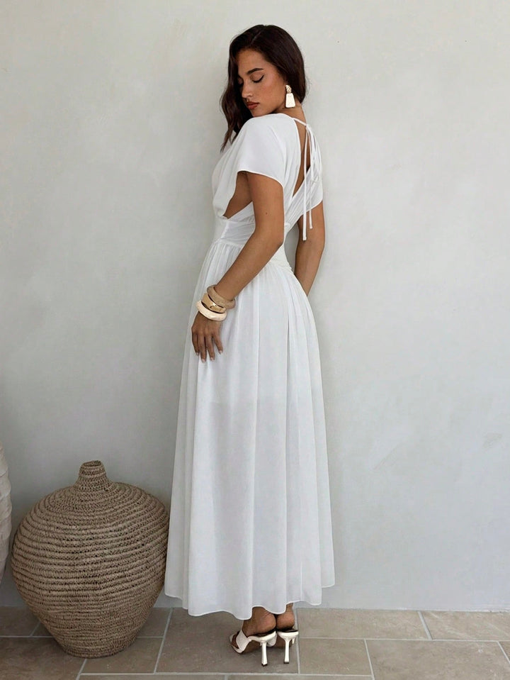 Rochie maxi SHEIN, alb