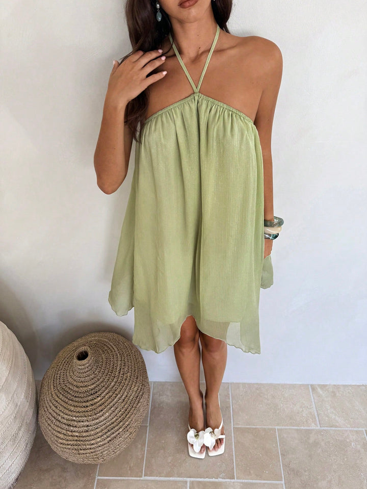 Rochie scurtă SHEIN, verde