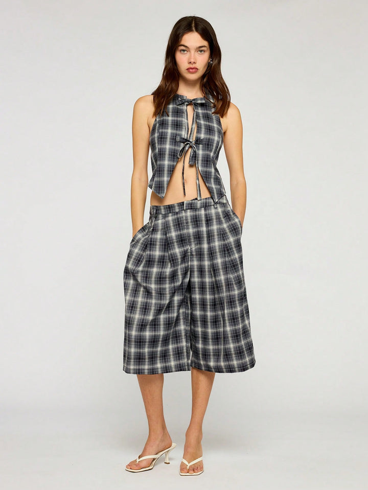 Pantaloni scurți SHEIN, negru