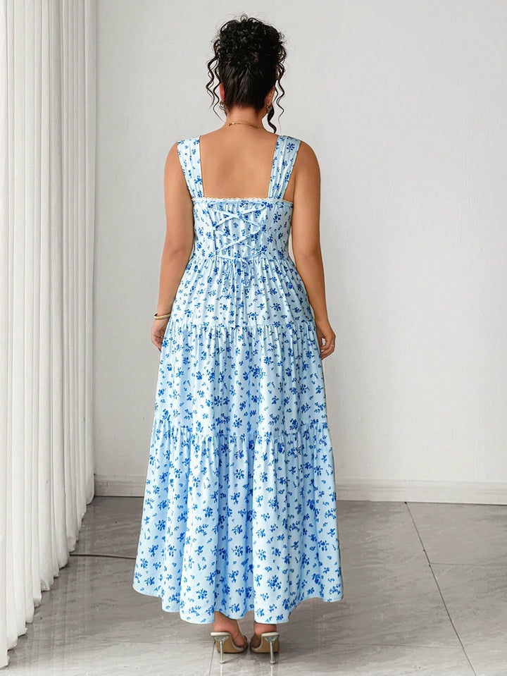 Rochie maxi SHEIN, albastru