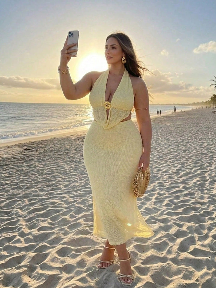 Rochie SHEIN, portocaliu