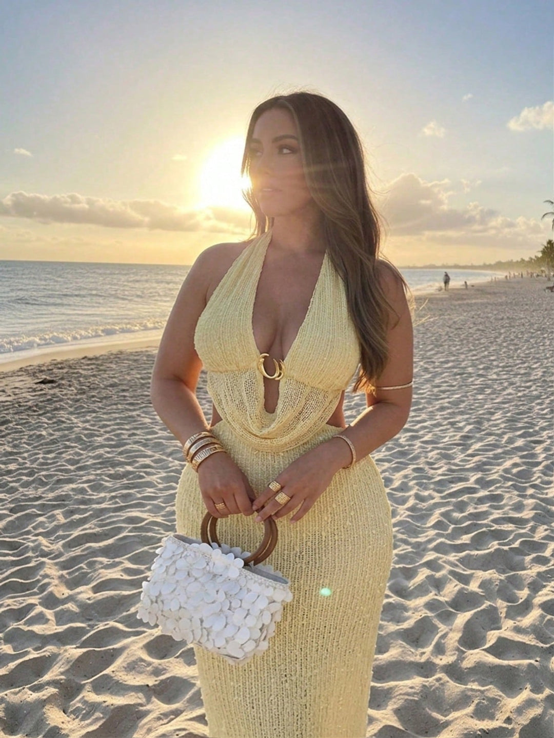 Rochie SHEIN, portocaliu