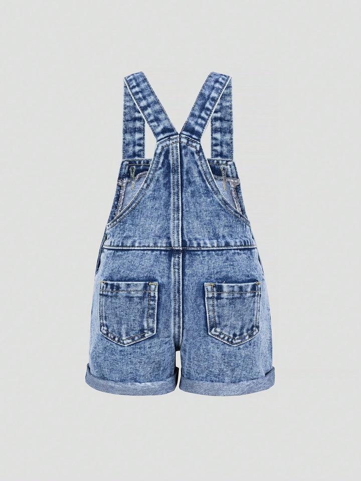 Salopetă denim SHEIN, albastru