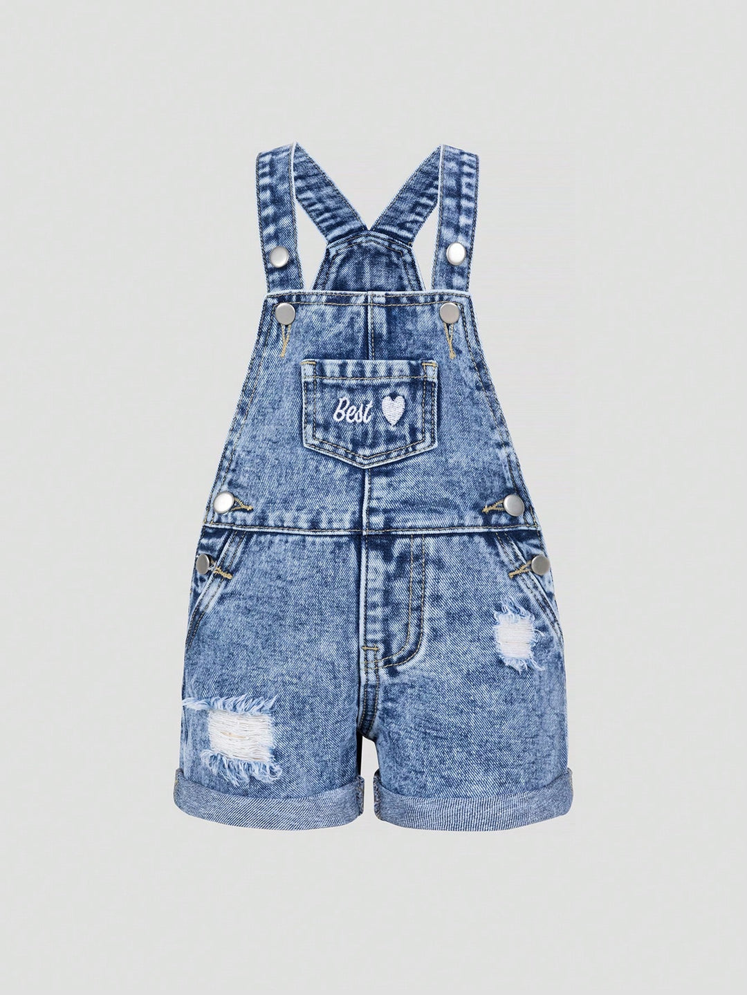 Salopetă denim SHEIN, albastru