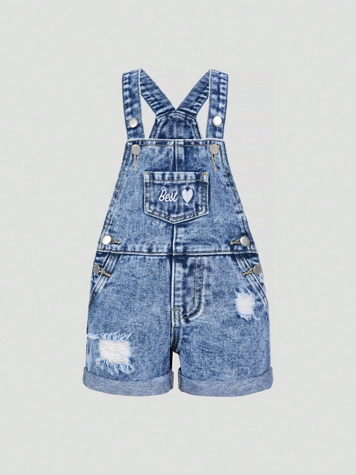 Salopetă denim SHEIN, albastru