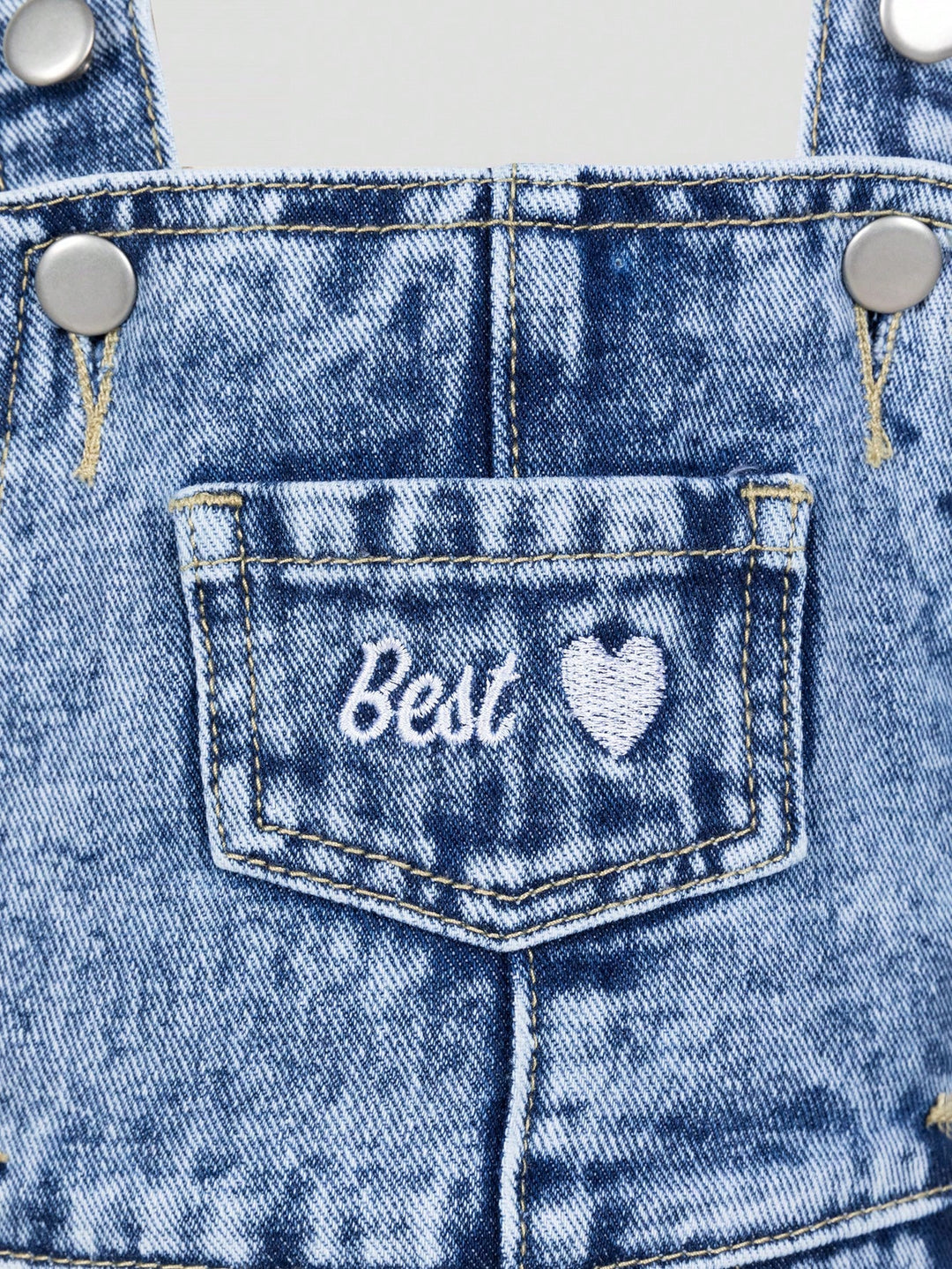 Salopetă denim SHEIN, albastru