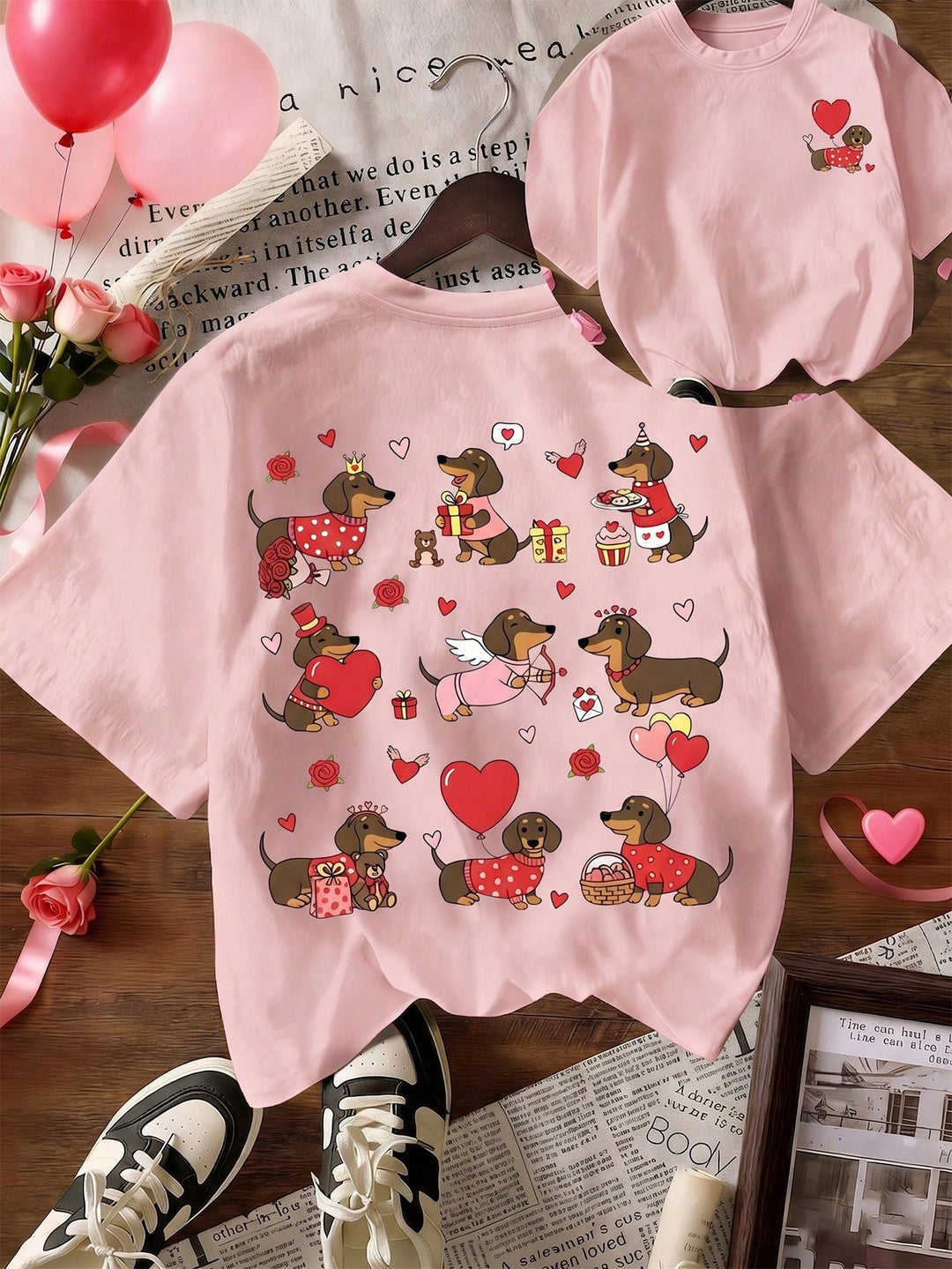 Tricou SHEIN, roz