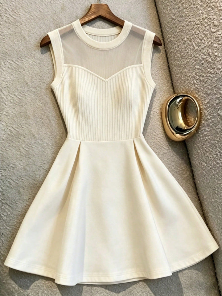 Rochie mini SHEIN, crem