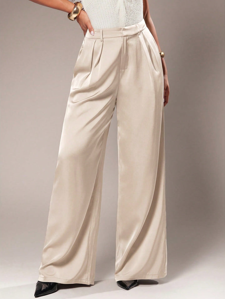 Pantalon SHEIN, portocaliu