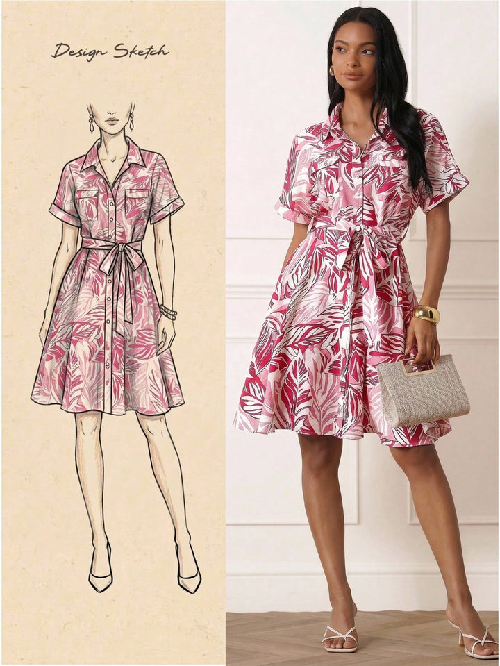 Rochie scurtă SHEIN, roz