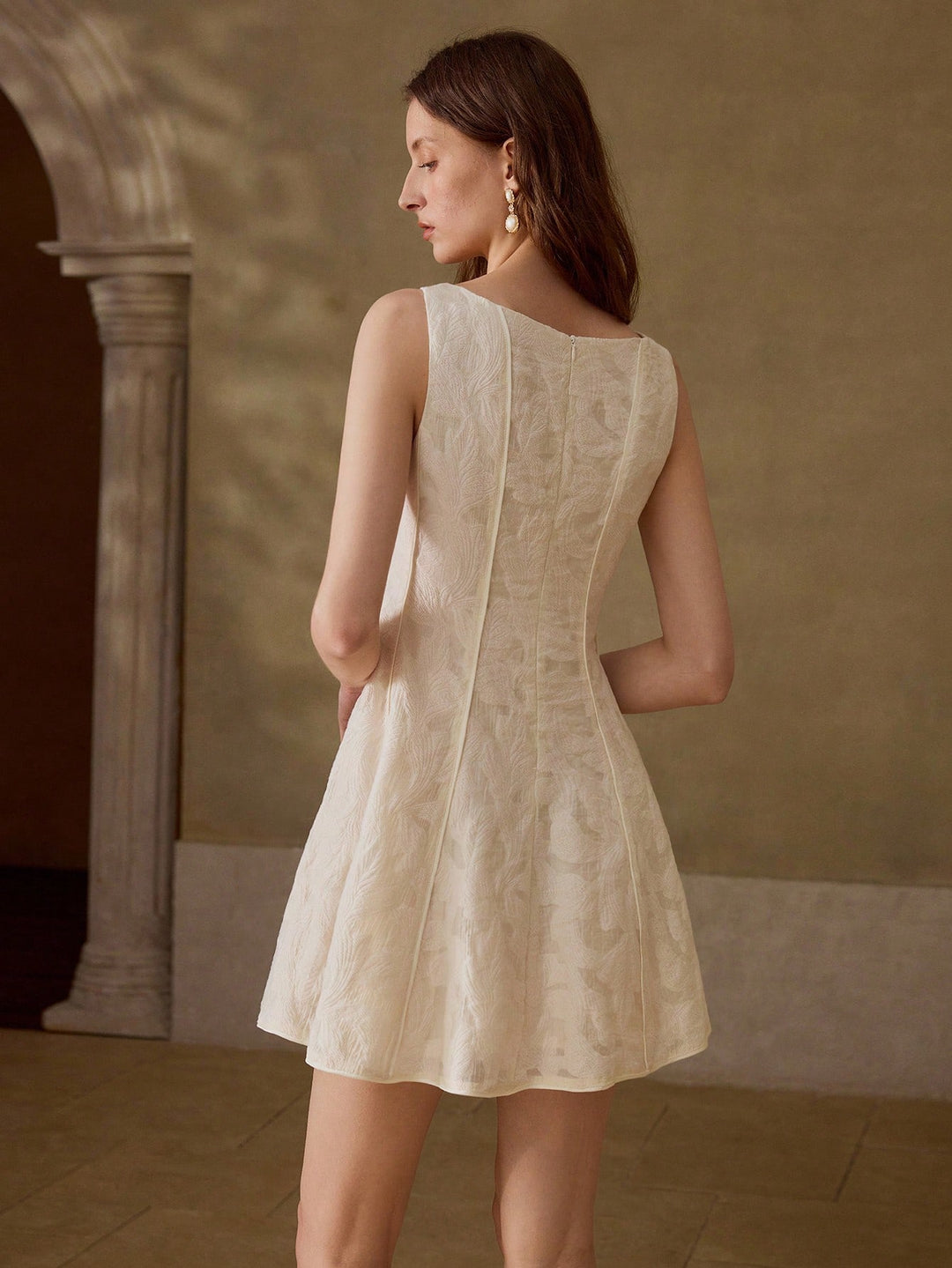 Rochie mini SHEIN, bej