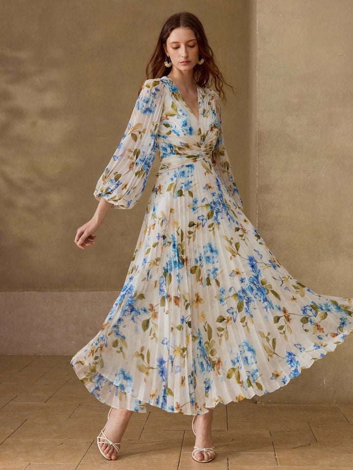 Rochie maxi SHEIN, mix culori