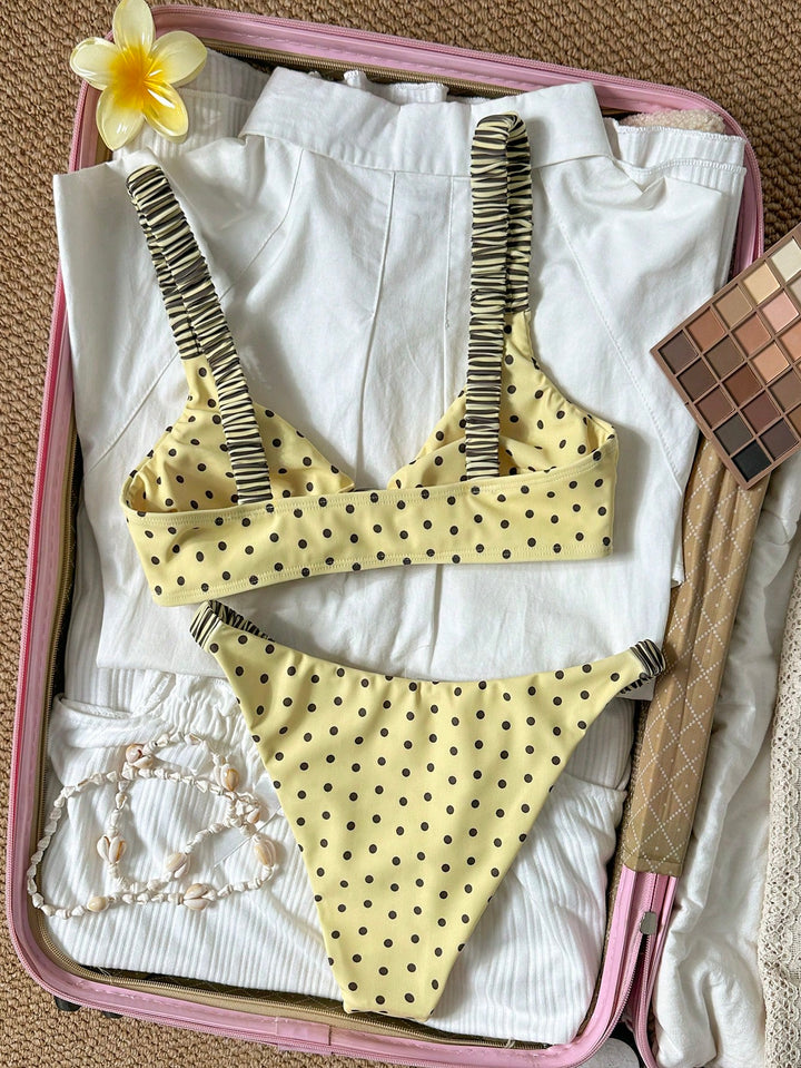 Set bikini SHEIN, galben