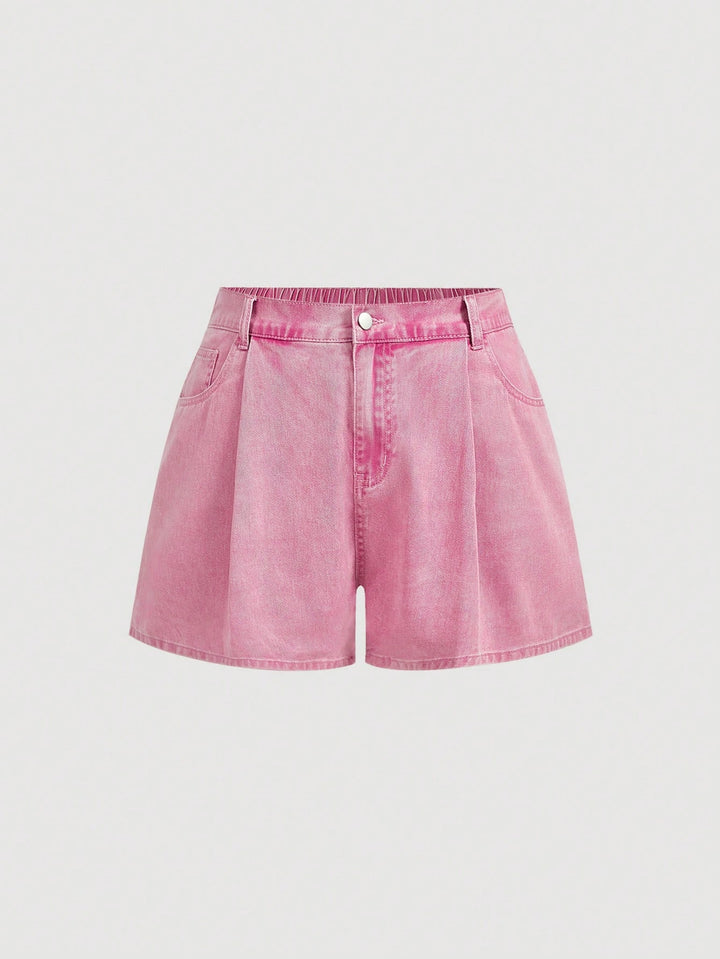 Pantaloni scurți SHEIN, roz