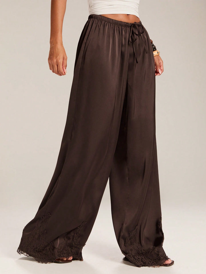 Pantaloni SHEIN, maro