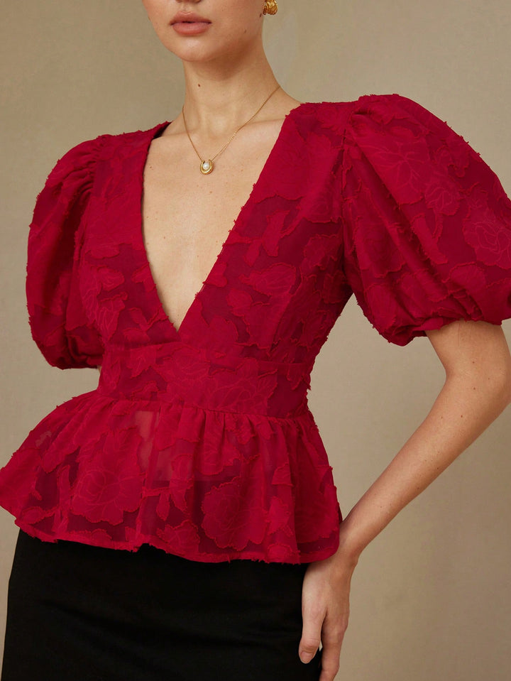 Top SHEIN, roșu
